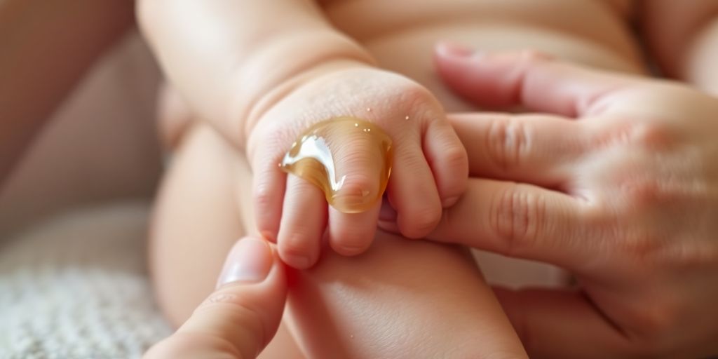 Benefícios do Uso de Óleo de Bebê para a Pele Delicada 2 Bebê e pai em massagem com óleo
