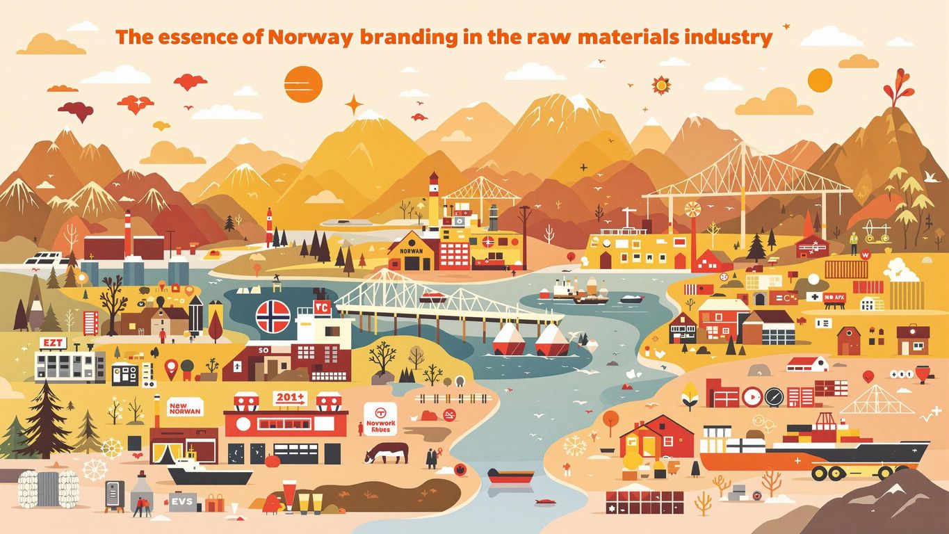 Norsk merkevarebygging i råvareindustrien og landskap.