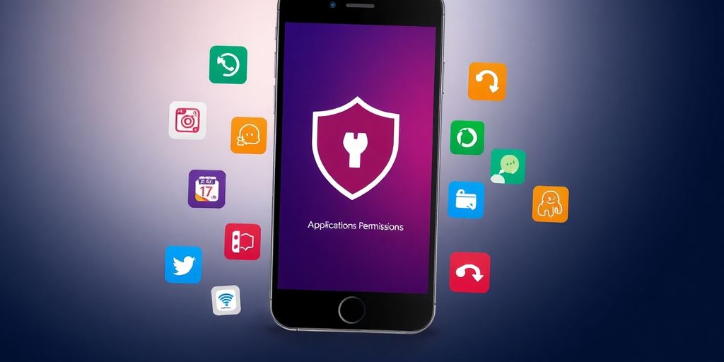 Smartphone avec écran verrouillé et icône de sécurité.