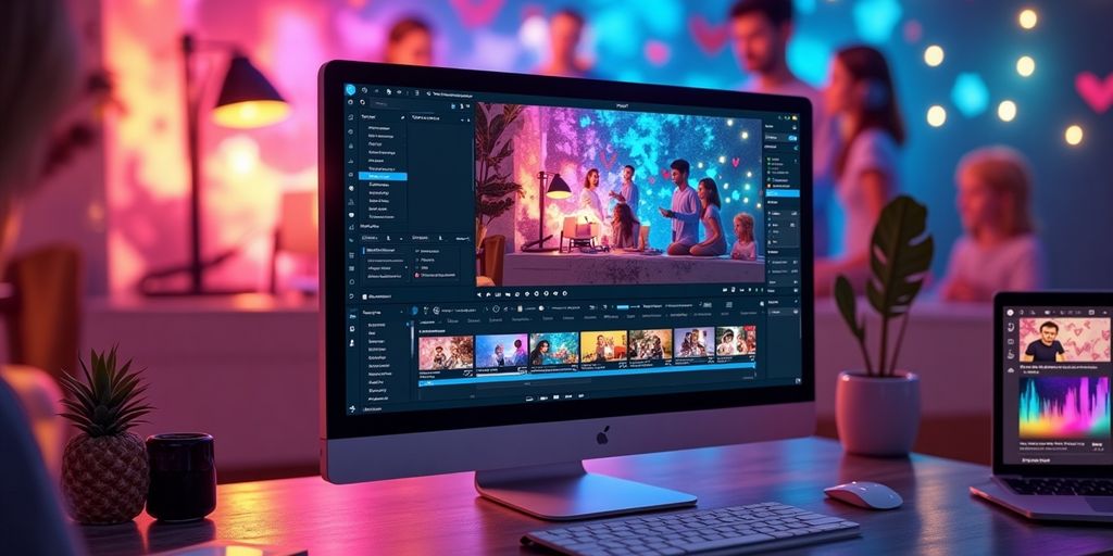 AI video editing tools and creators in action.