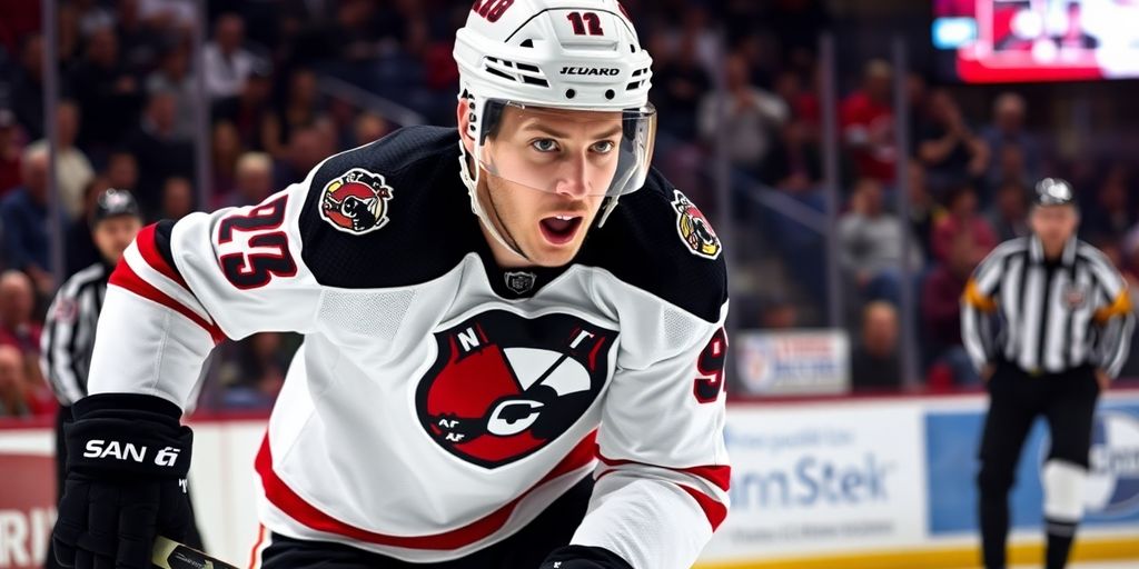 Brad Marchand in action on the ice during a game.