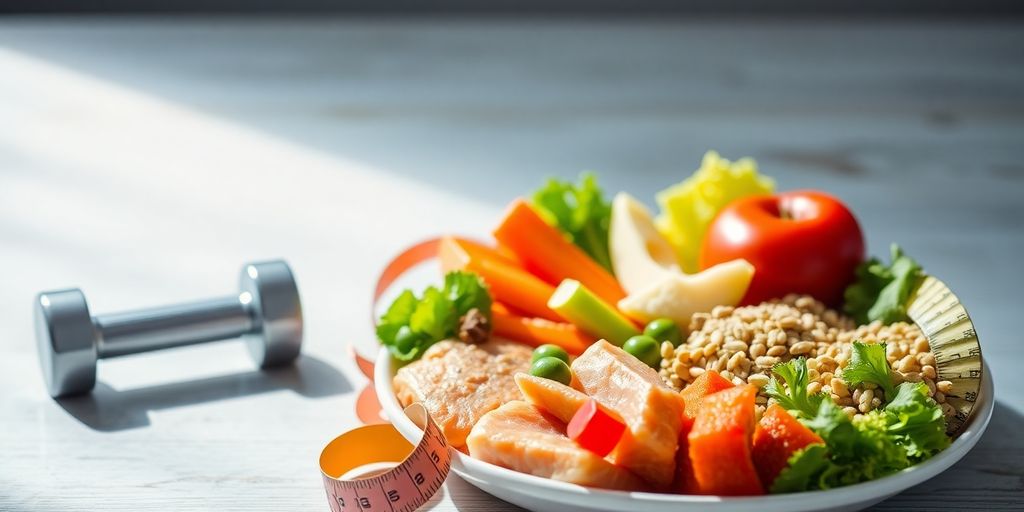Hormones, weight loss, healthy food, exercise