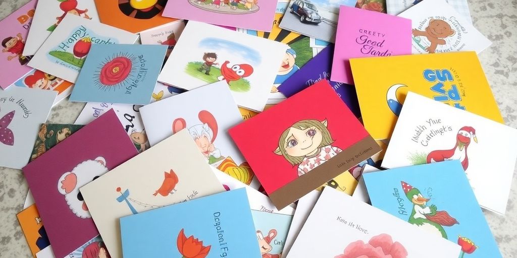 InterGreet greeting cards displayed attractively.