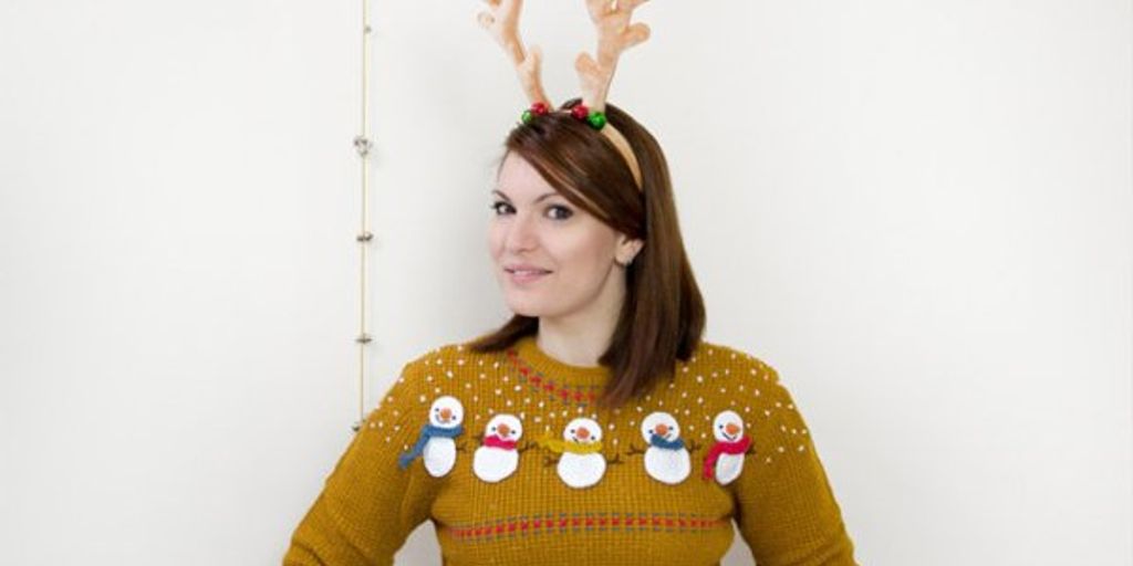 comical Christmas jumper festive holiday