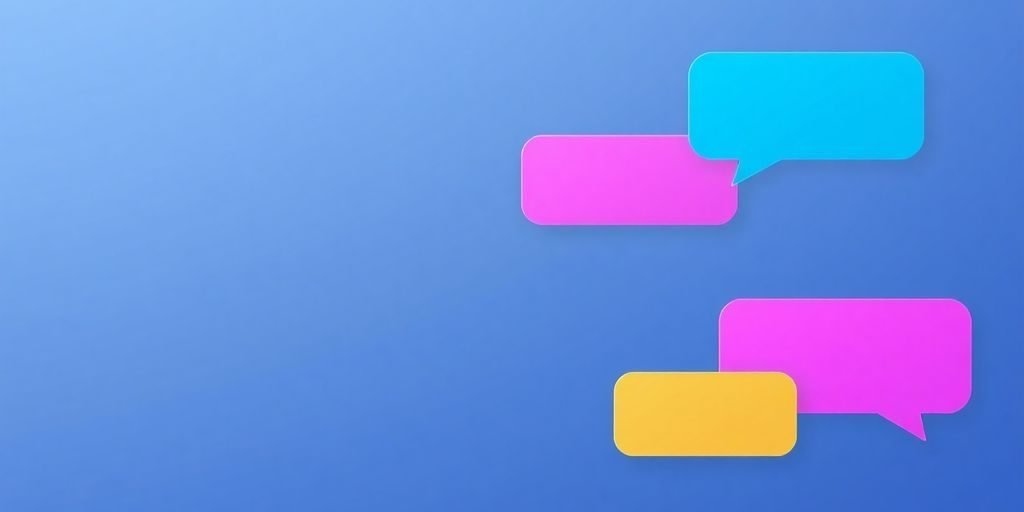 Signal app interface with chat bubbles.