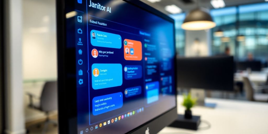 Close-up of computer screen with AI chat interfaces.