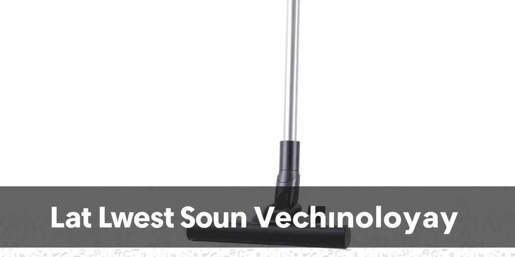 Moderner Staubsauger auf hellem Hintergrund.