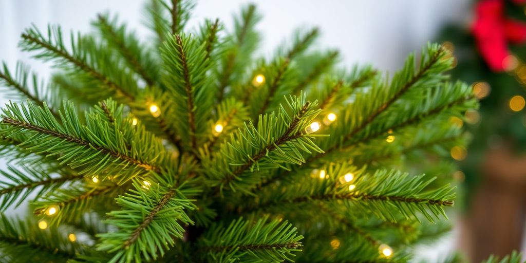 Realistisch aussehender künstlicher Weihnachtsbaum