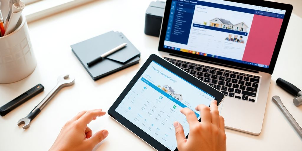 Digital tools for property management and maintenance.