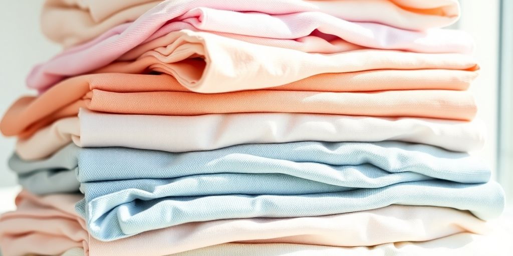 Spring clothes ready for cleaning.