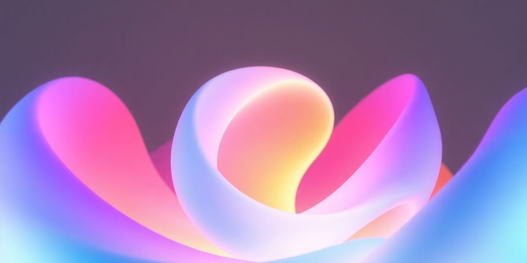 Vibrant, unique, abstract AI-generated logo designs.