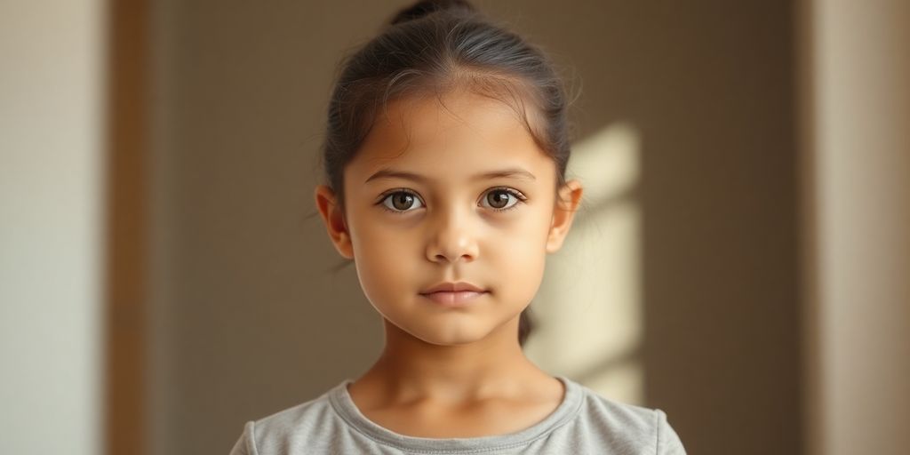 Daughter looking confident and dignified.