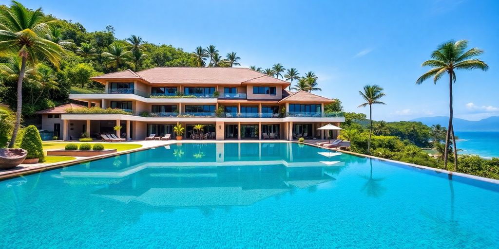 Luxury villa, Phuket, infinity pool, sea view.