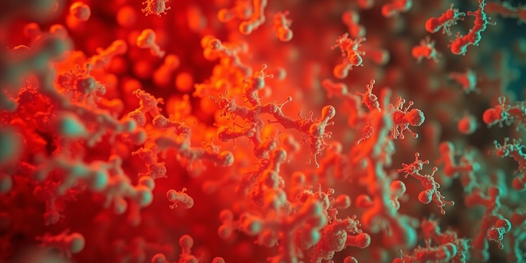 Close up of healthy gut bacteria.