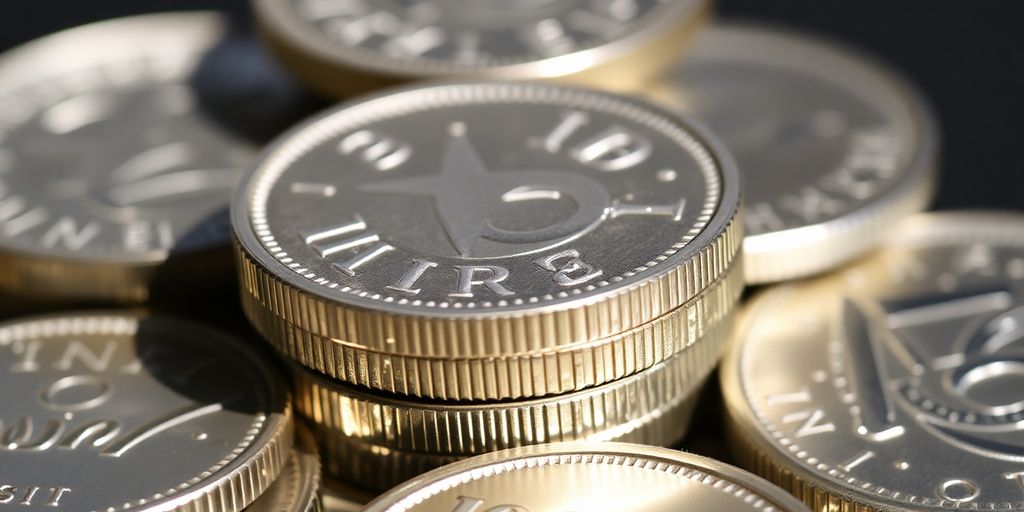 Pièces en argent, différentes finitions