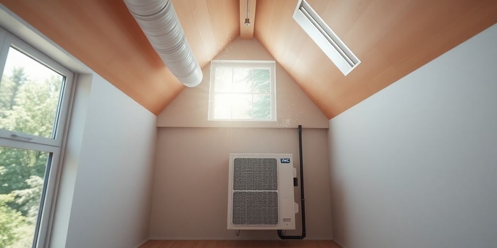 VMC double flux installée, économie d'énergie.