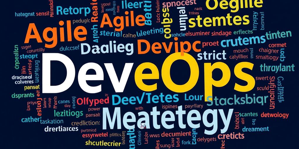 Illustrative word cloud of resume keywords