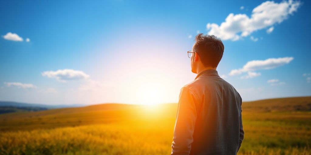 Person planning future financial goals with a clear path.