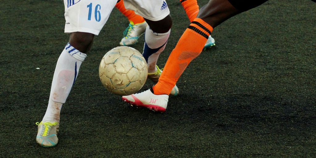 person playing soccer