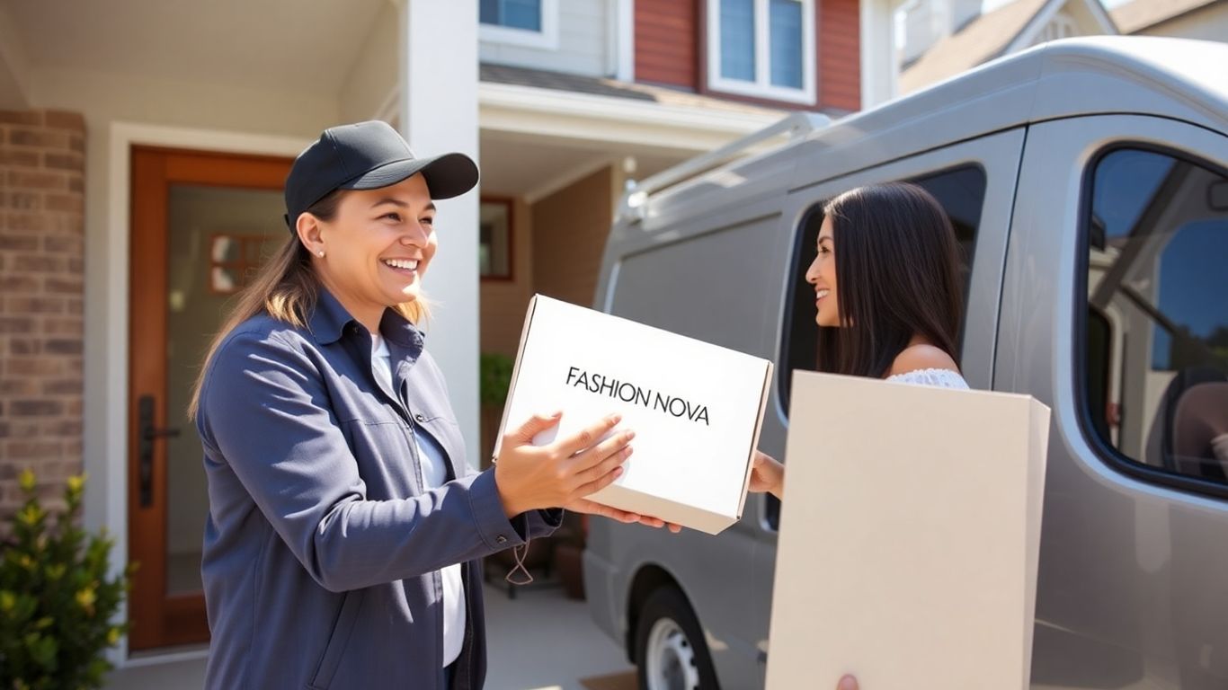 Fashion Nova package delivered on Saturday morning doorstep.