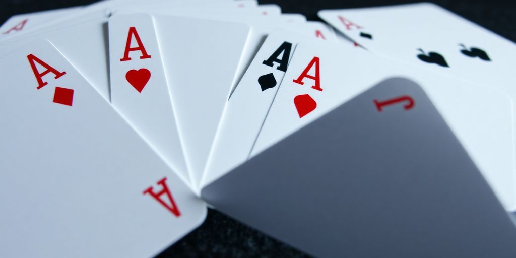 Ace-high flush and a full house.