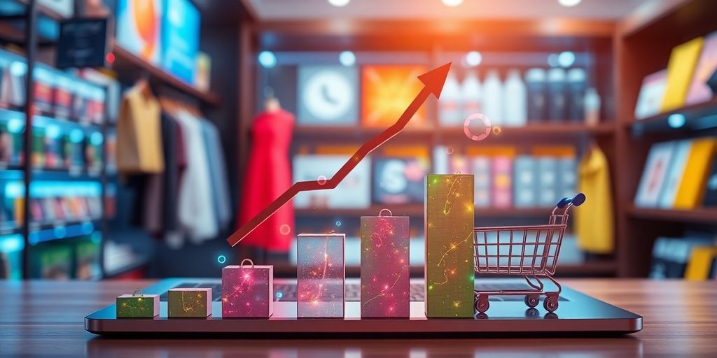 BigCommerce store growth with loyalty and referral app visuals.
