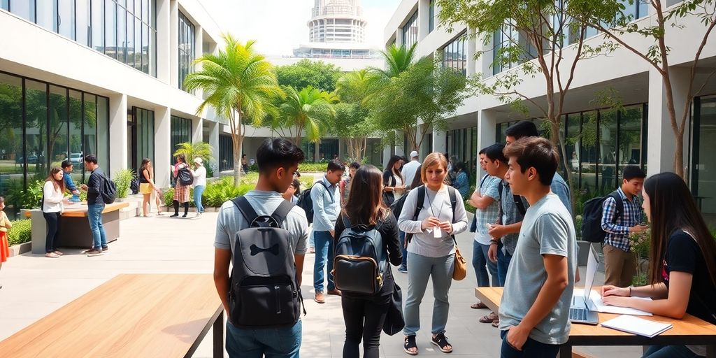 Students collaborating on innovative projects at IL Institute.