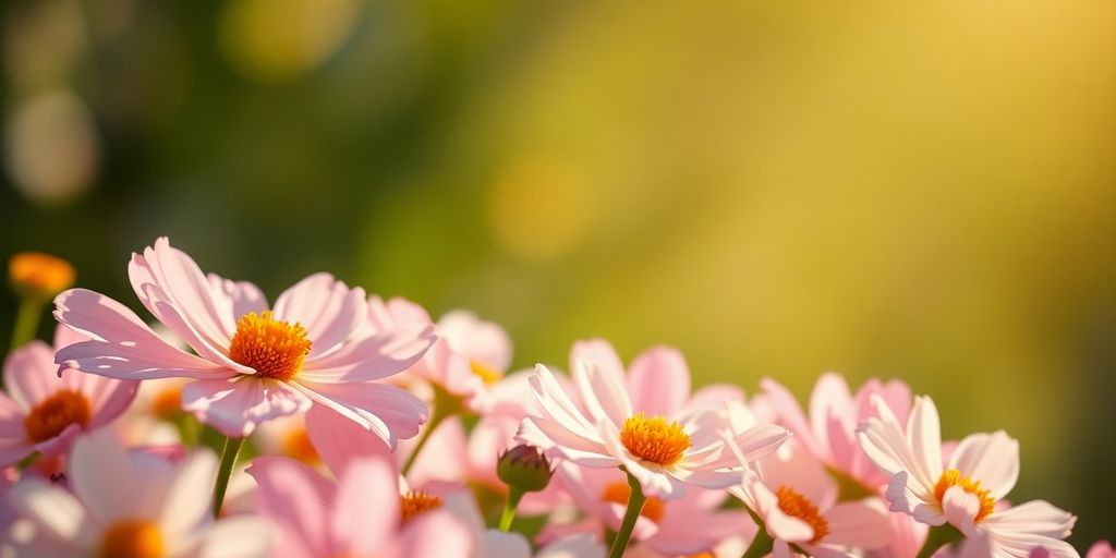 Person smiling with flowers.