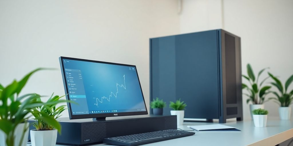 Modern energy-efficient hardware in a bright workspace.
