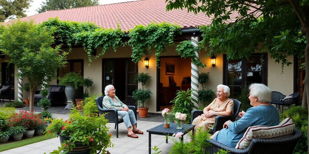 Casa de repouso aconchegante para idosos em Suzano.