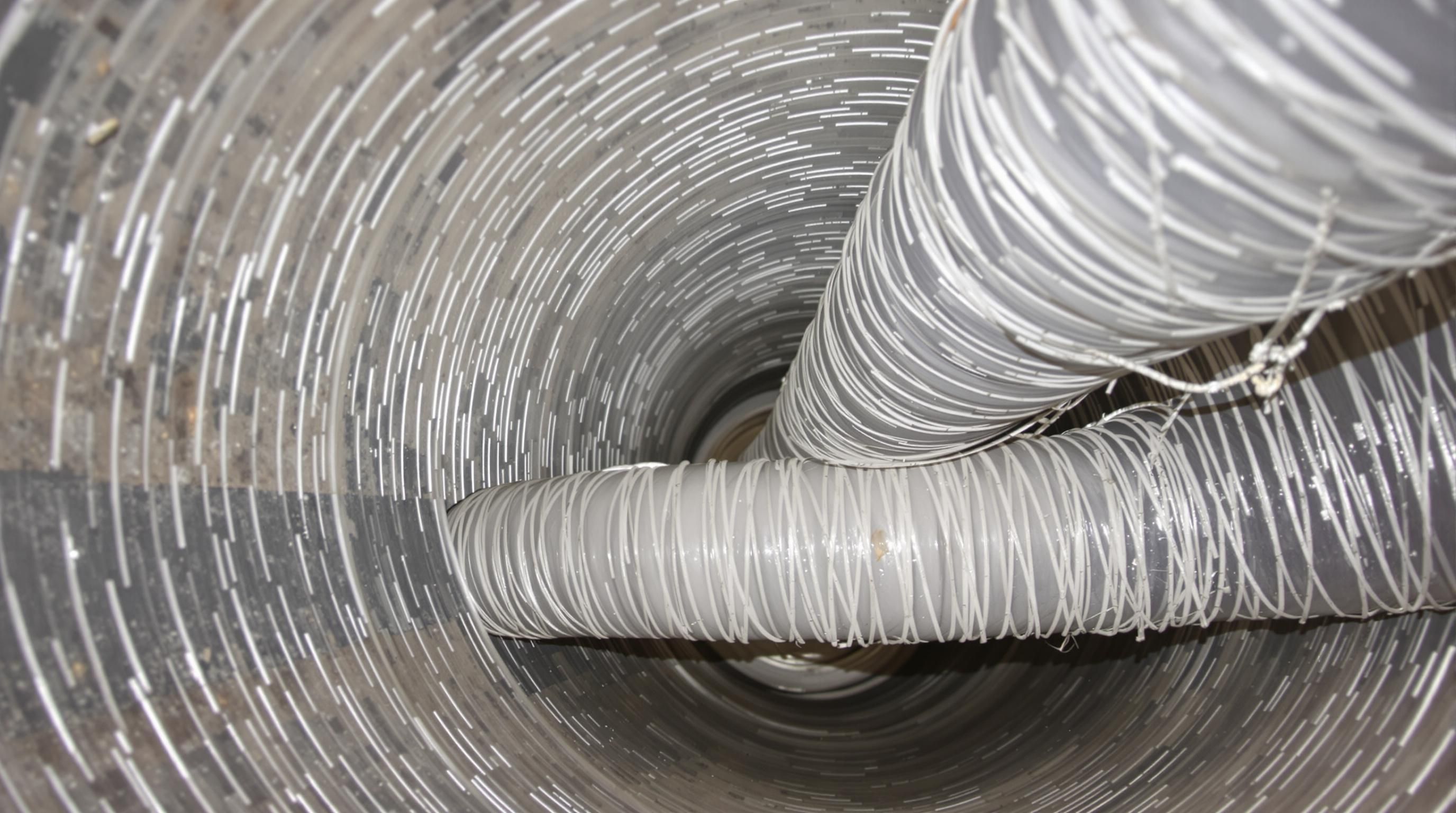 Clean HVAC ductwork promoting better indoor air quality.