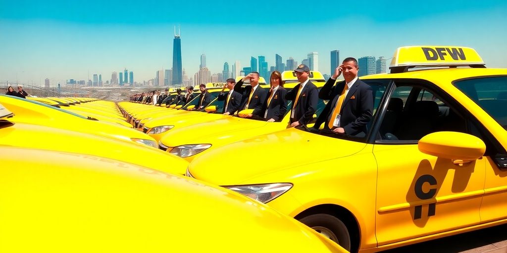 Yellow cab drivers and fleet