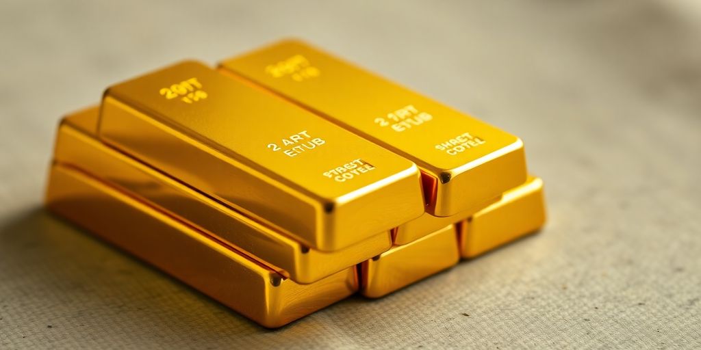 Mini lingots d'or empilés, avec certificat LBMA