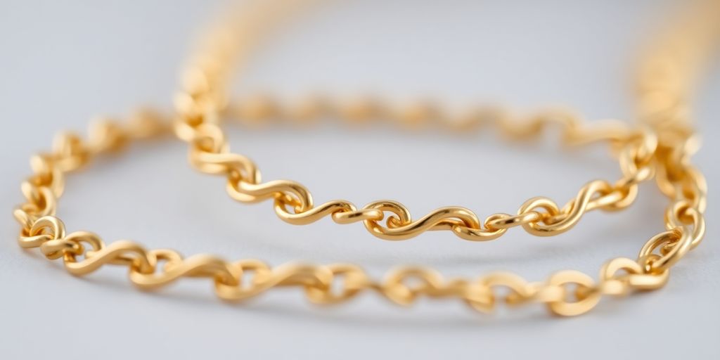 Poinçon sur bijoux en or.