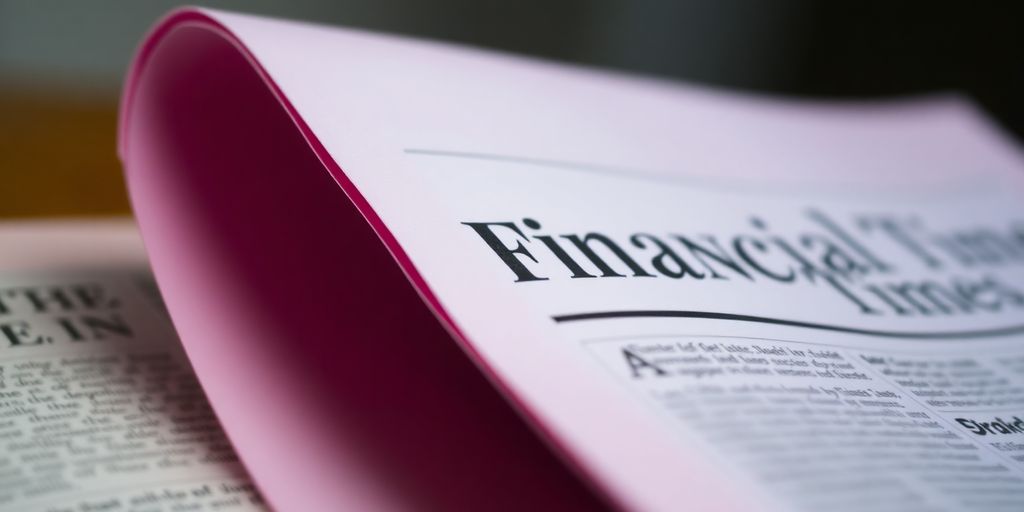 Financial Times newspaper pages