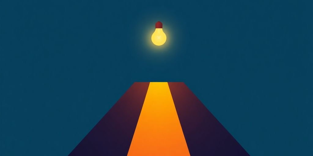 Visibility strategies for small brands. Small brand growth with upward arrow and lightbulb.