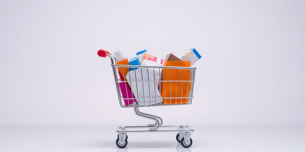 Logo Google Shopping et produits