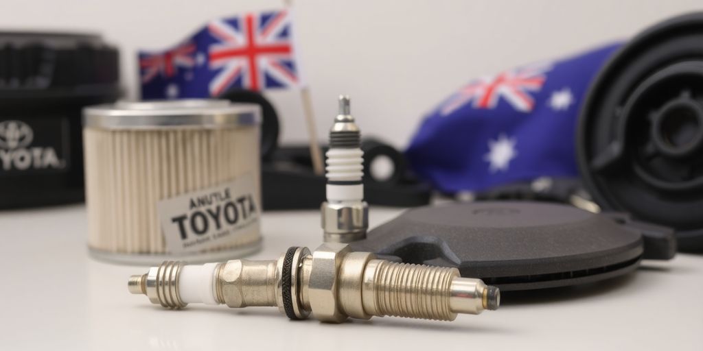 Toyota OEM parts, Australian flag