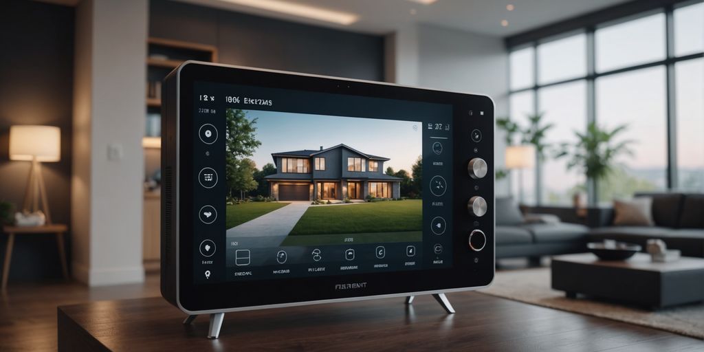 Smart home showcasing innovative technology and contemporary architecture.