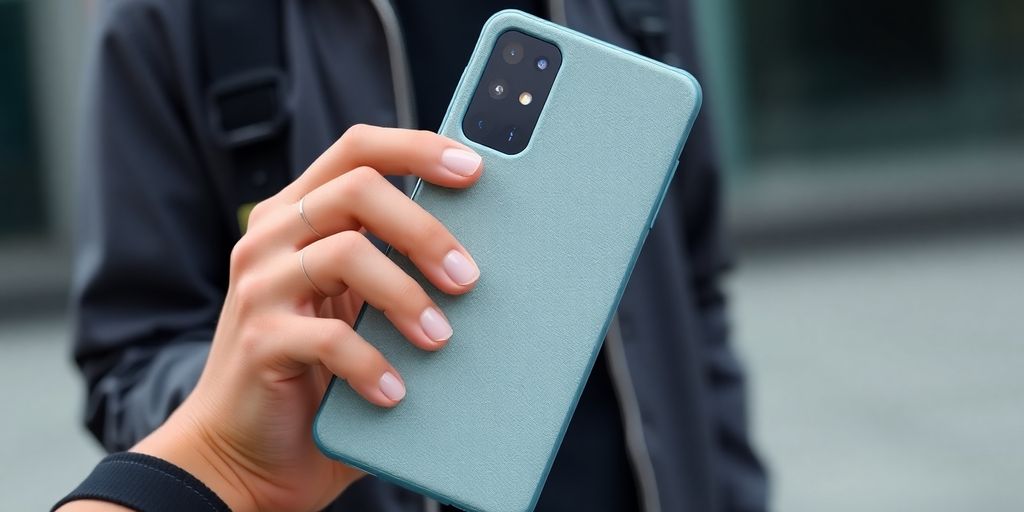 Stylish Samsung A16 5G cover in a lifestyle setting.