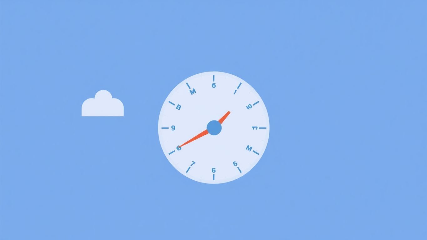 Illustrasjon av hastighetsmålinger i digital analyse.