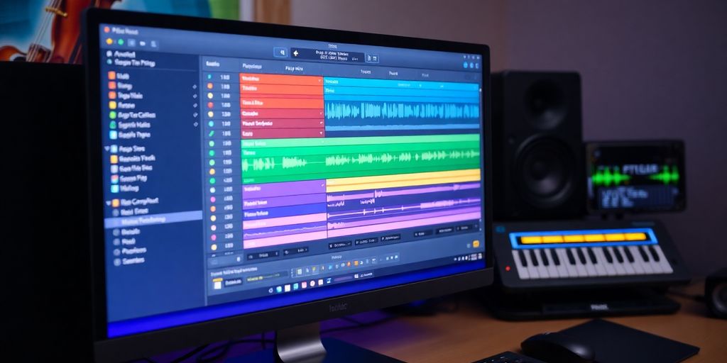 A computer screen with FL Studio's playlist interface.