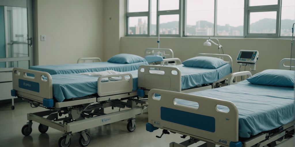 Different types of hospital beds for rent in Rio de Janeiro, highlighting features and benefits for patients.
