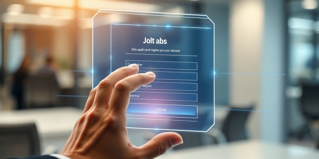 AI assisting professional in job search