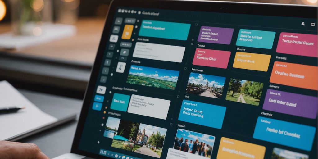 Trello board displaying tasks and colorful cards