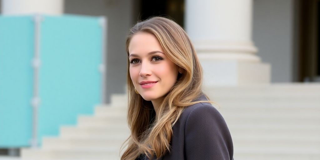 Blake Lively zâmbind în fața unei curți de judecată.