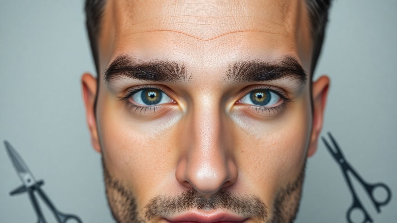 Design Sobrancelha Masculina