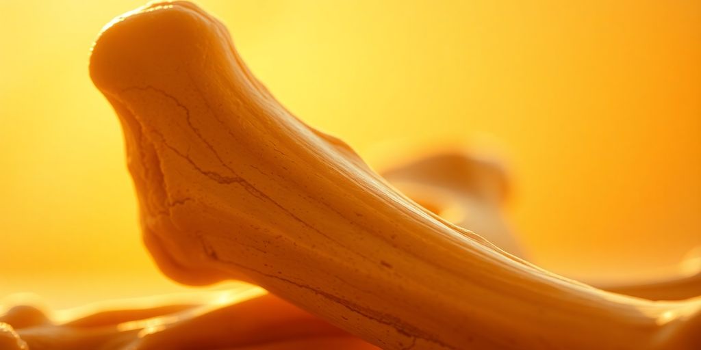 Sunlight on healthy bones
