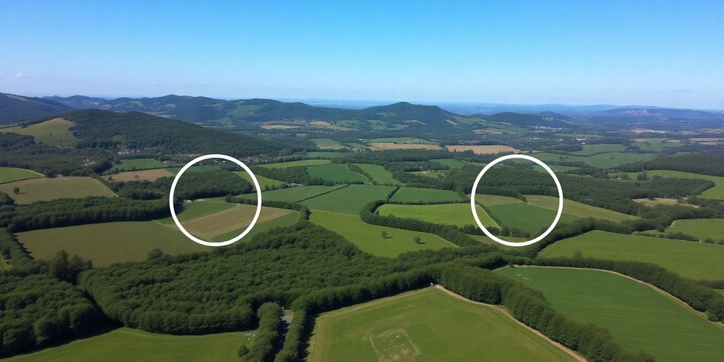 Vue pittoresque de Pamiers et Foix, sans drones.