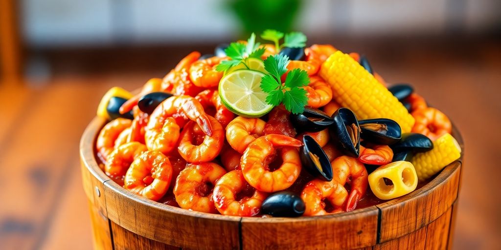 กุ้งถังพร้อมเสิร์ฟ